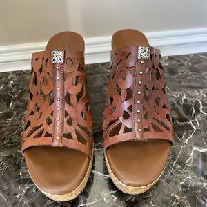Brighton Sandals laser cut leather